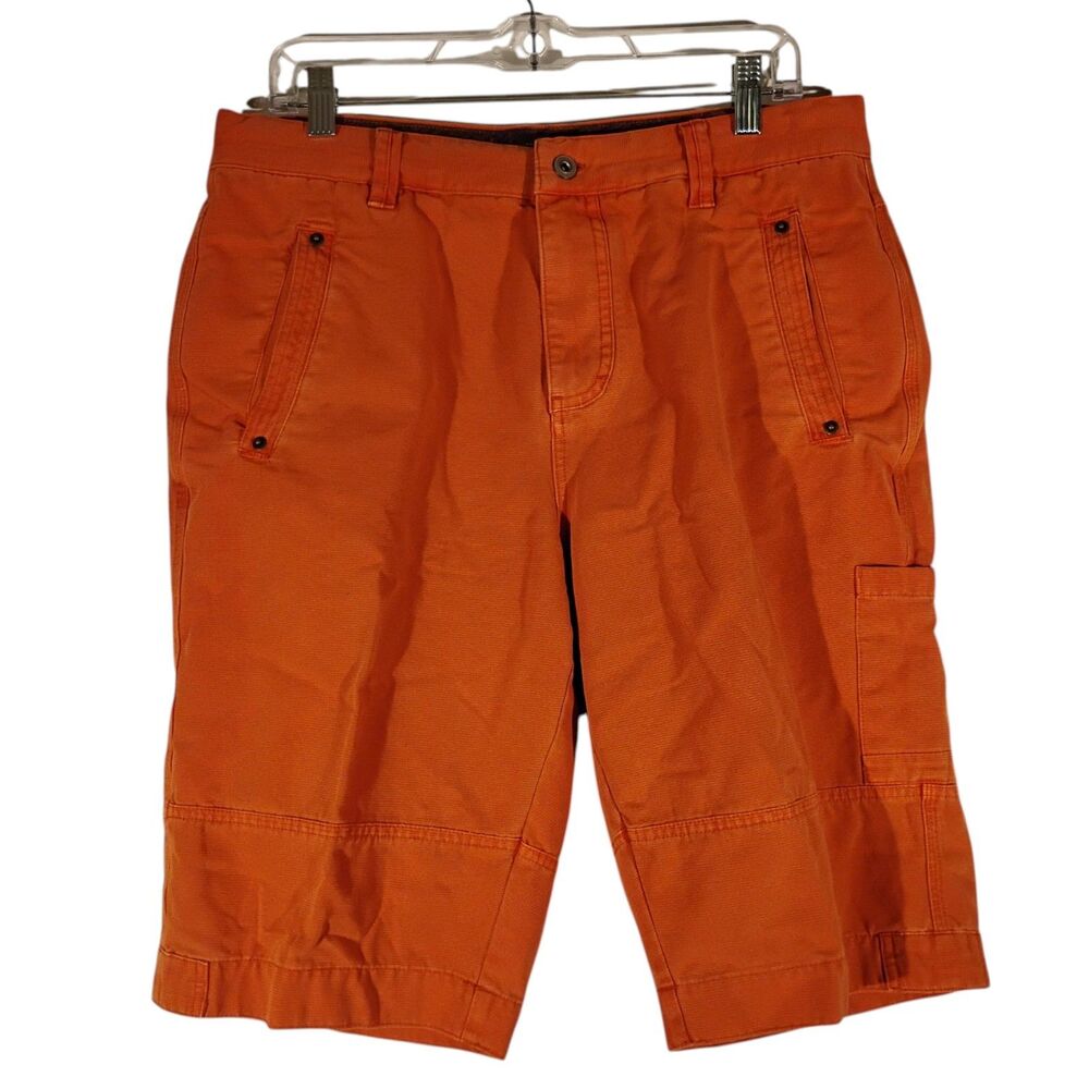 Carbon 2 Cobalt shorts mens 34 orange cotton hiking work outdoor 122002